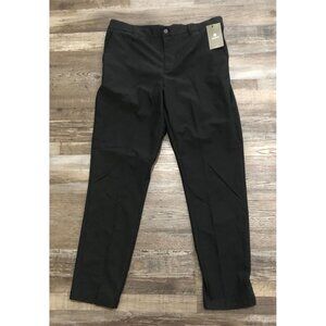 Apana Standard Fit Tech Pants Mens 36x30 Black Stretch New with Tags